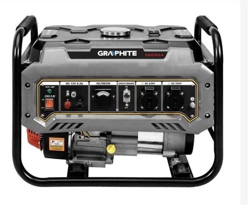 Генератор Graphite 230V (1 фаза), 2/2.2kW, ручний старт, AVR, 40кг