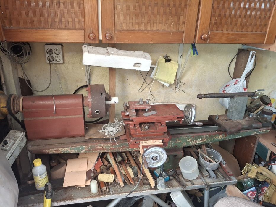 Torno mecânico madeira