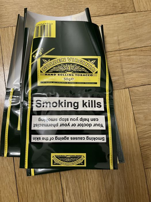 Opakowania zabki do tytoniu Golden Virginia 50 g kolekcjonerskie