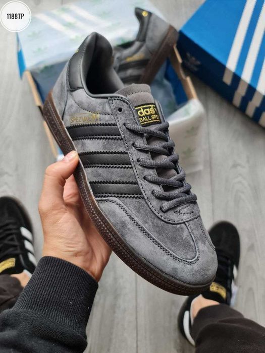 Мужские кроссовки Adidas Handball Spezial 'Dark Grey' Размеры 40-45