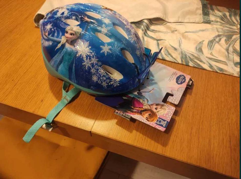 Kask rowerowy FROZEN 50-54CM 5-8lat dziecięcy dla dziewczynki