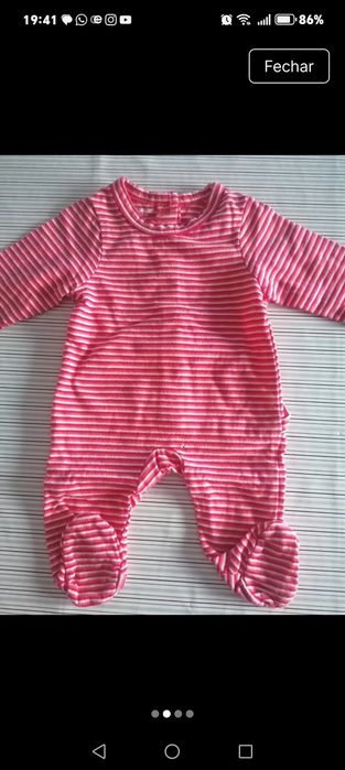 Babygrow bebé 1 mês