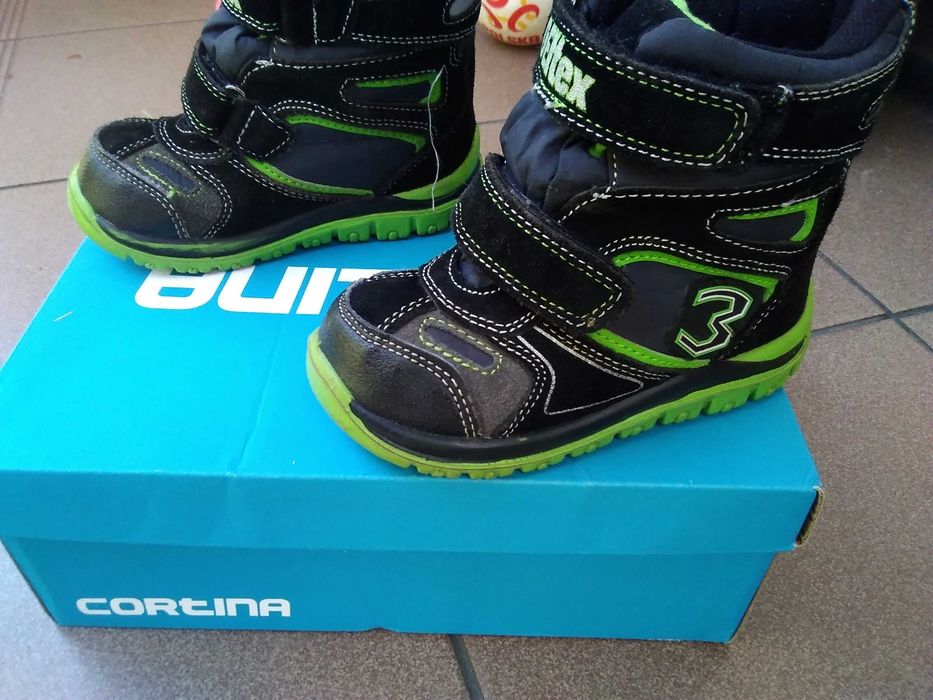 Buty zimowe chłopięce Cortina rozmiar 23 długość wkładki 15cm