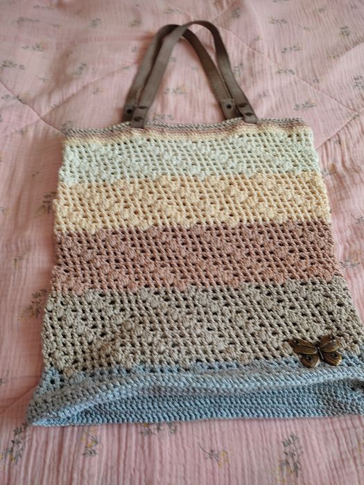 Шопери рафія вязані handmade