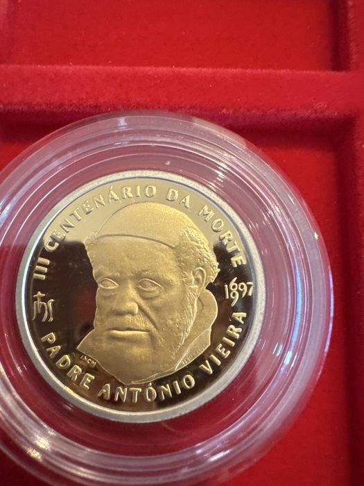 Moeda de 500$ bi metalica Proof.