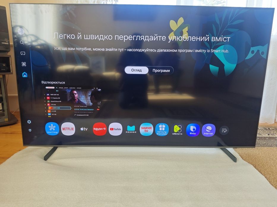 Телевізор Самсунг QLed  QE75Q6