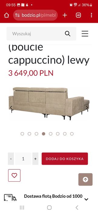 Sprzedam narożnik nowy