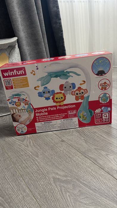 Музичний мобіль,проектор winfun