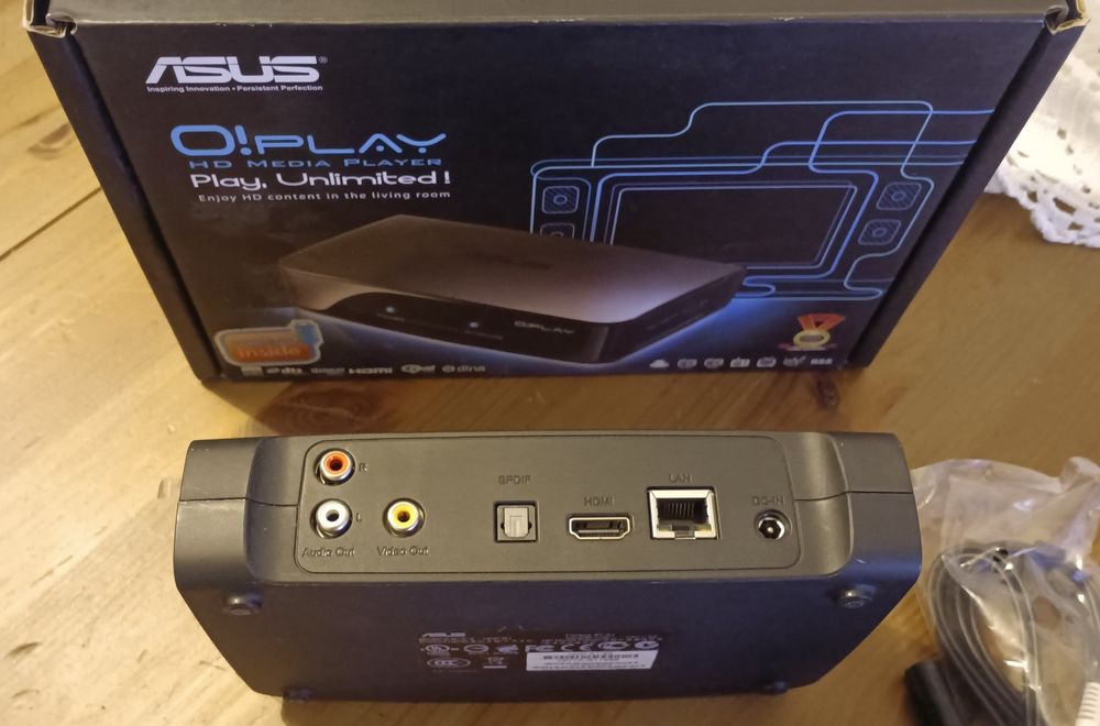 Leitor multimédia ASUS O! Play HDP-R1