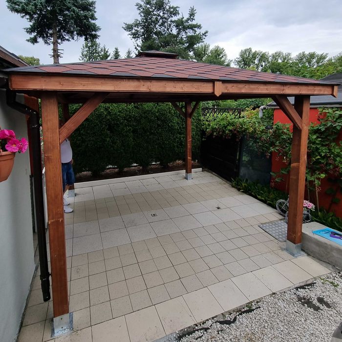 Altana MALTA 3x3, altanka, wiata , pergola , zadaszenie, słupy 12x12
