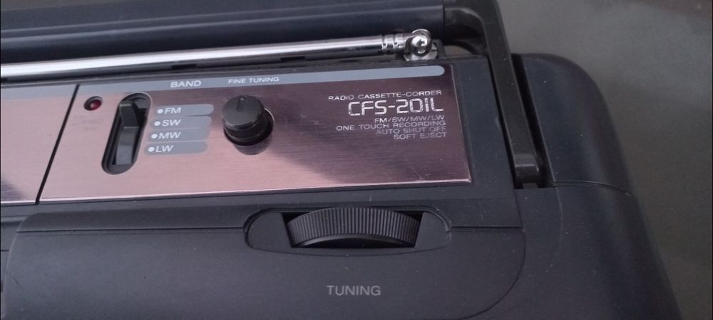 Radio Magnetofon SONY CFS-201L na kasetę Jamnik