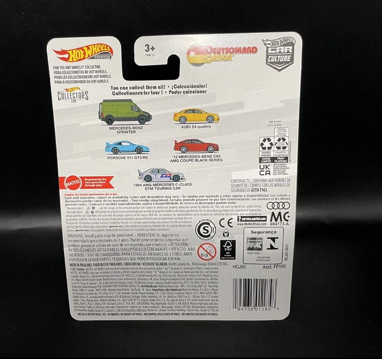 Hot Wheels Premium 1994 AMG-MERCEDES C-class DTM Touring Car
