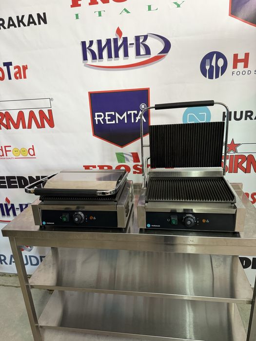 Гриль Hurakan Прижимний-Контактний Для Шаурми!