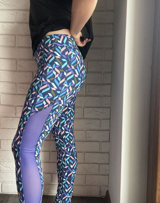 Sportowe legginsy M na trening jogę siłownię do biegania