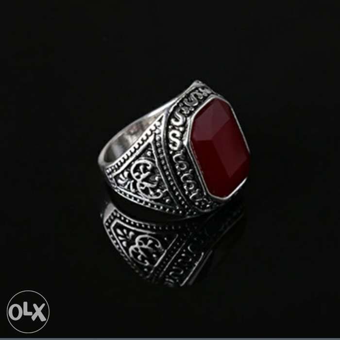 Anel Vermelho Homem