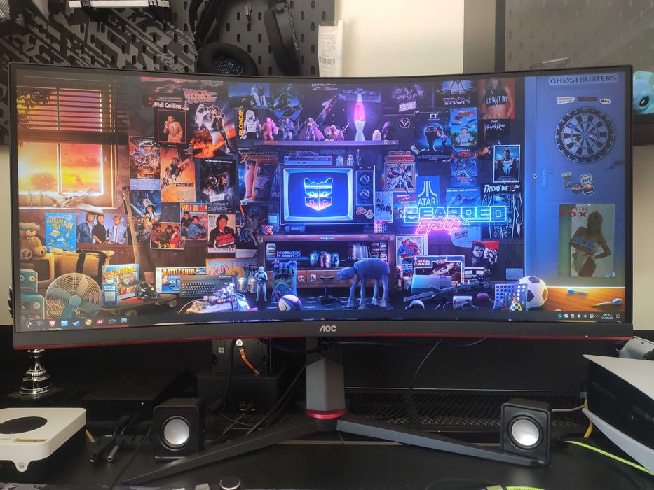 Monitor ultrawide AOC 34 (semi novo)