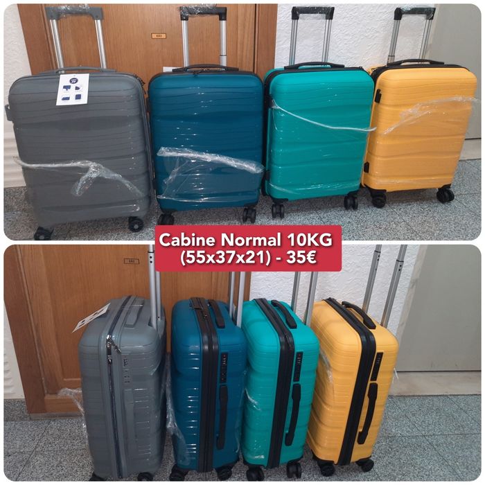 Trolleys Novos - malas de viagem vários tamanhos