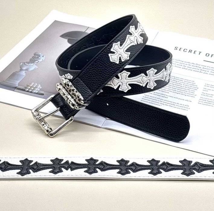 Ремінь Chrome Hearts з Хрестами Пояс Хром Хартс Пасок Хром Хардс