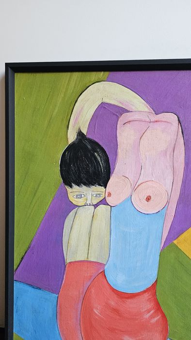 Henryk Żelaśkiewicz - Panna bezradna obraz olejny