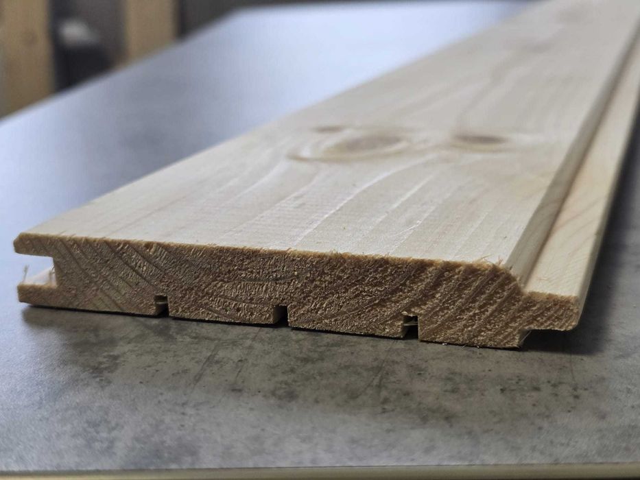 Podbitka Szalówka Elewacja Boazeria Faza Sosna Skandynawska 121 x 17mm