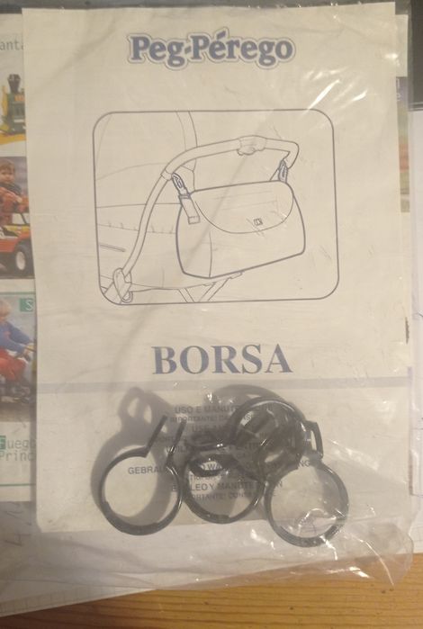 Klamerki do torby, wózek Peg-Pergo