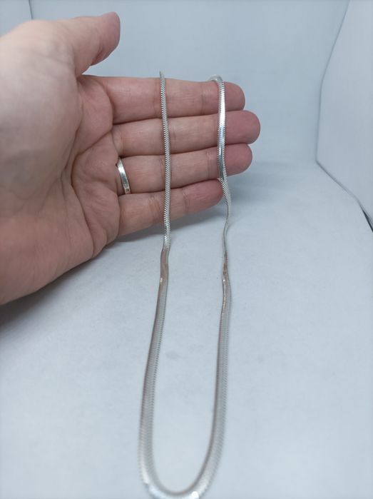 Srebrny łańcuszek srebro 925 długość 50 cm