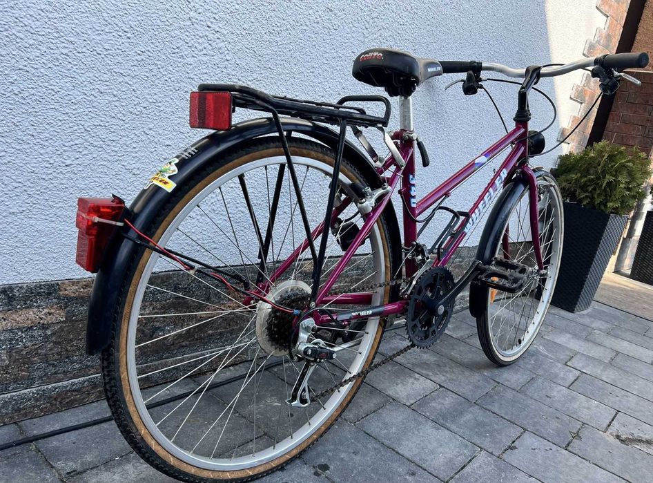 Підлітковий на 24" колесах\ фірма Willer\ На 18 швидкостях\ 120-150см