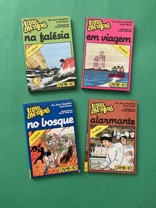 Lote de 9 Livros da Colecção Uma Aventura Caminho