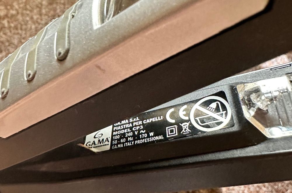 Професійний утюжок /випрямляч для волосся Gamma CP3 Ceramic Tourmaline