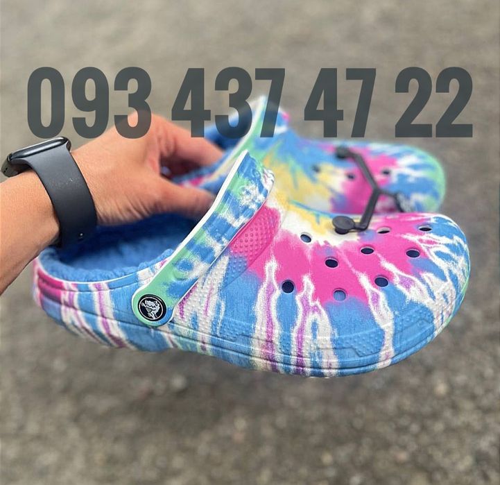 Розпродаж Крокси Сабо Утеплені Baya Lined Tiedye