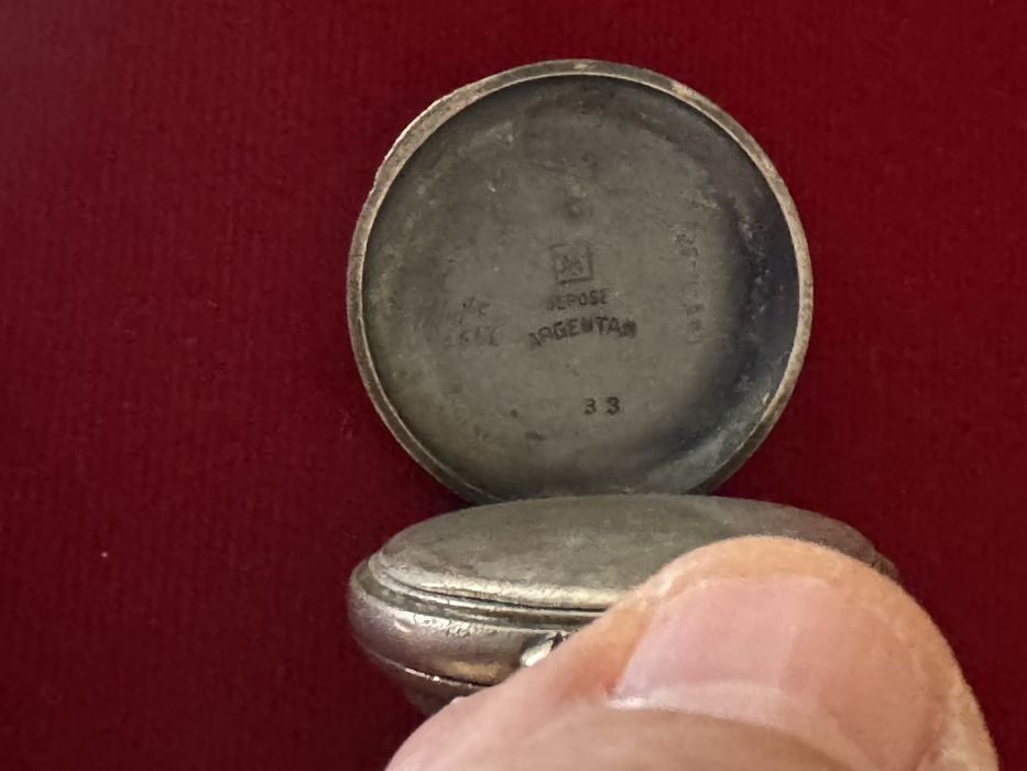Relógio de Bolso Antigo em Prata