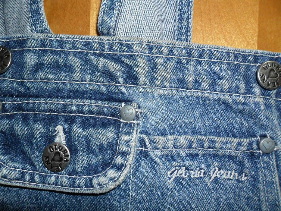 Комбинезон джинсовый б/у ,38 размер(на бирке), GLORIA JEANS.