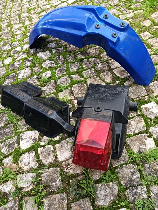 XT 600 peças proteção mão e mais