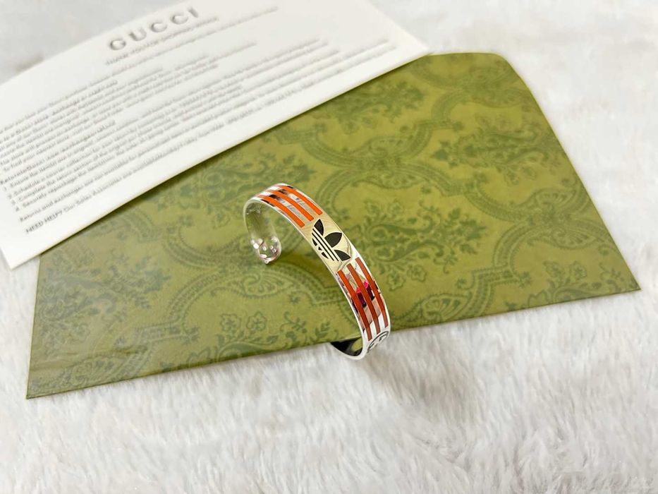 Gucci & Adidas Bransoletka współpracy kolor pomarańczowy