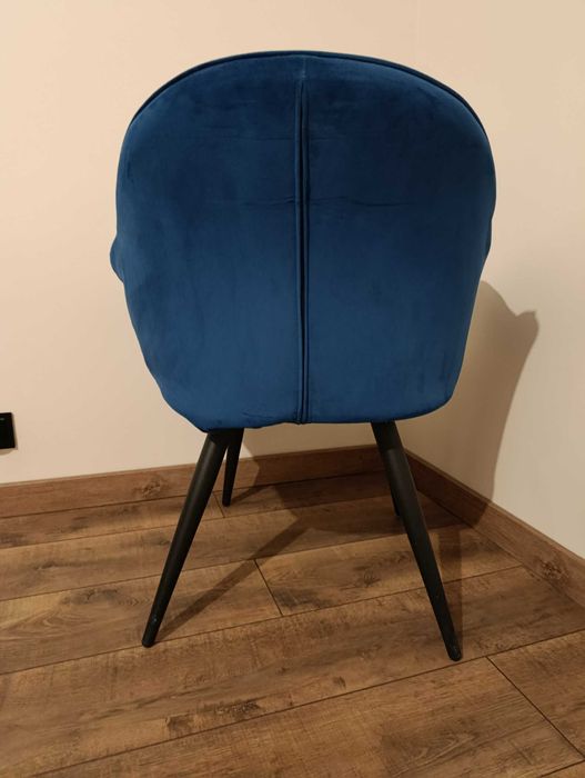 PILNE krzesło welurowe tapicerowane