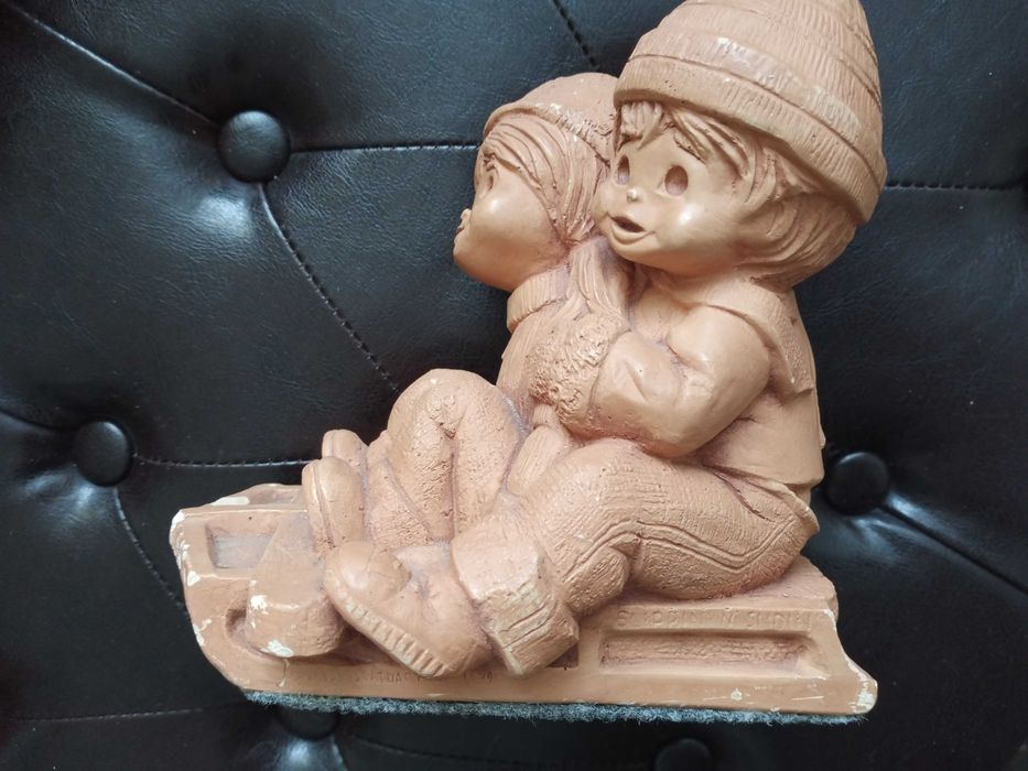 figurka vintage gliniana