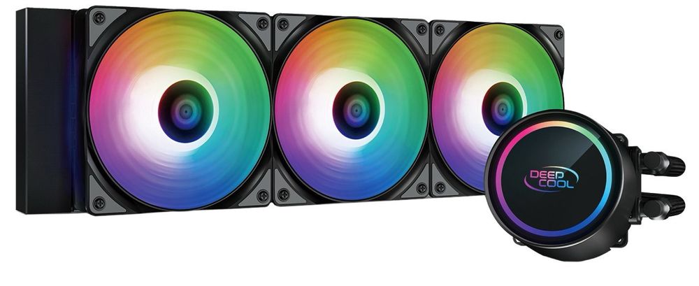 Готова сво Deepcool GAMMAXX L360 с подсветкой топ состояние водянка