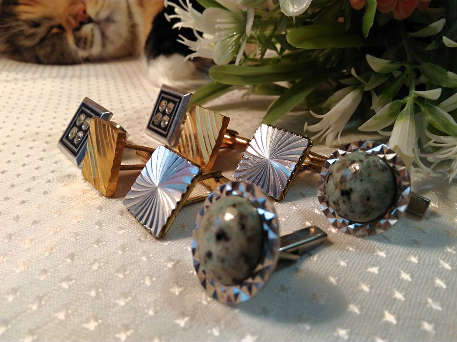 Запонки мужские Раритет Винтаж СССР