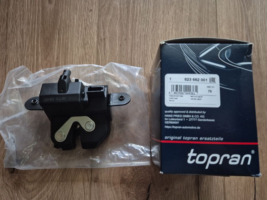 Zamek klapy bagażnika TOPRAN 623662 / 623662001 – nowy