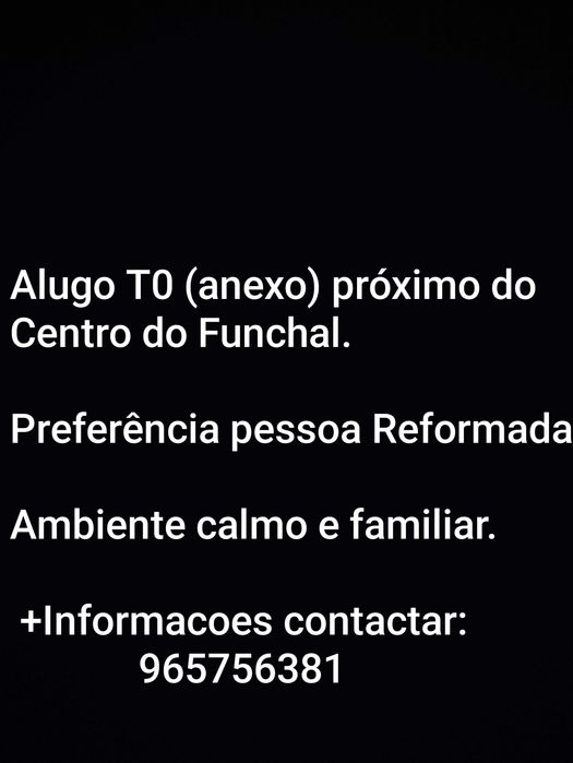 T0 arrendamento funchal