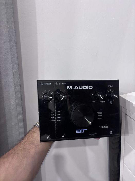 Placa de som m-audio + RODE NT1a