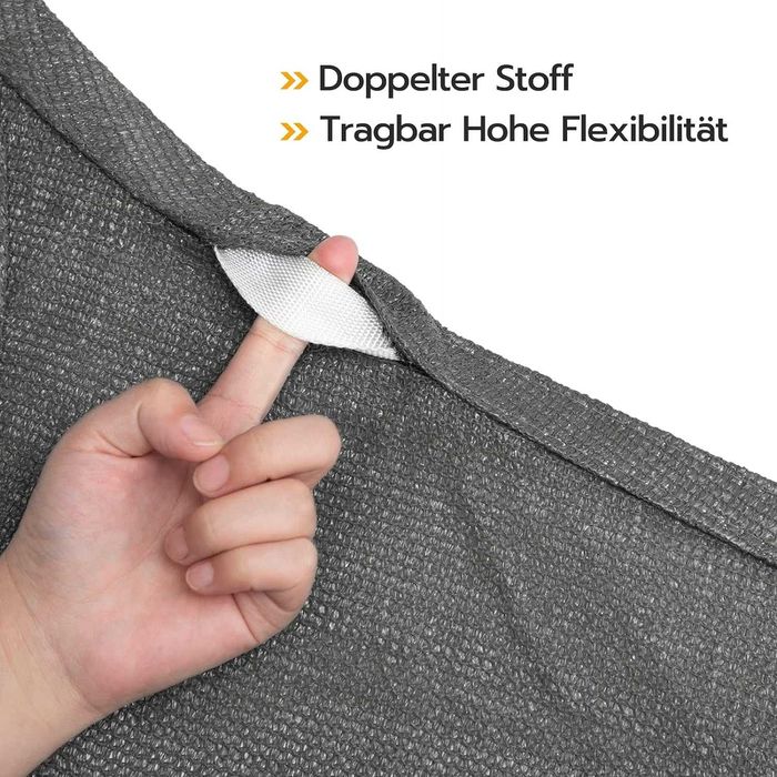 Toldos e velas respiráveis, resistentes, 3 anos garantia.