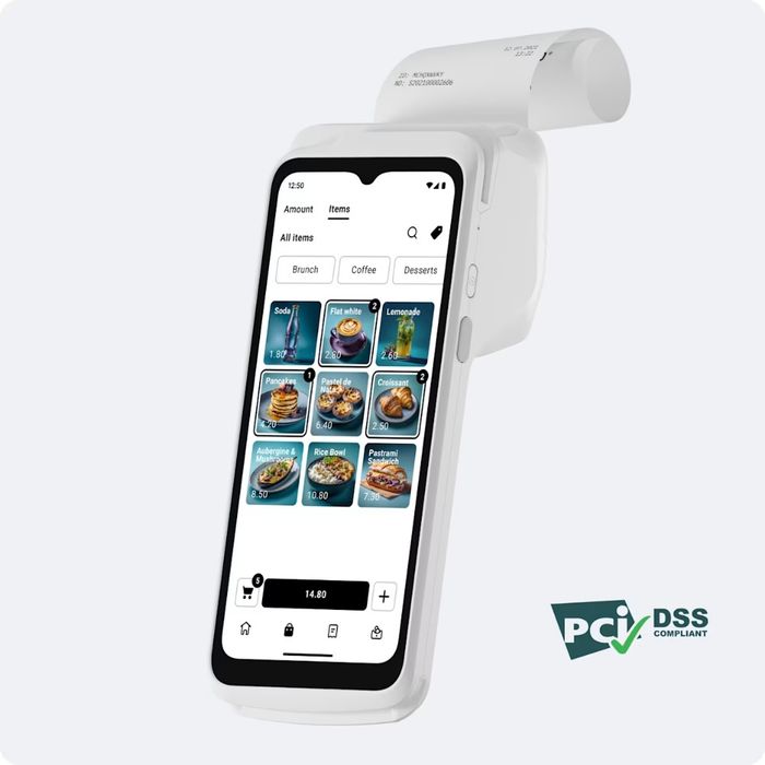 Sumup Terminal, acceita pagamento com cartão+ impressora thermal