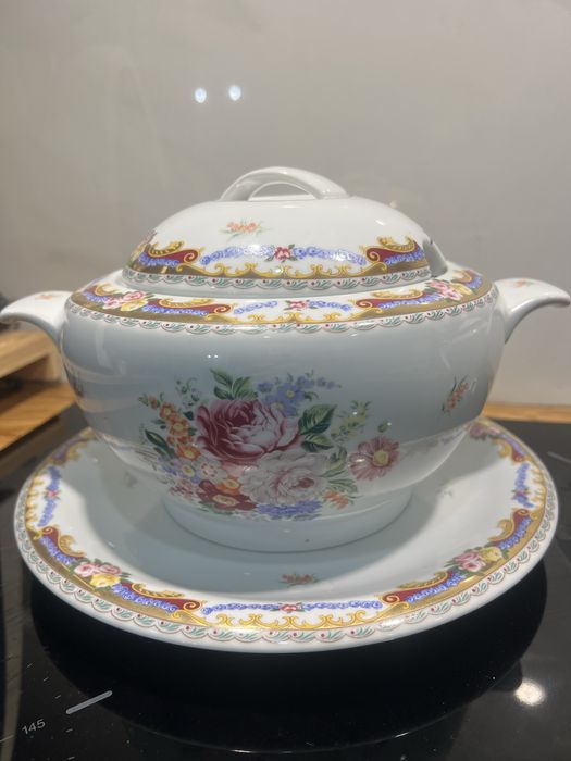 Terrina de porcelana limoges