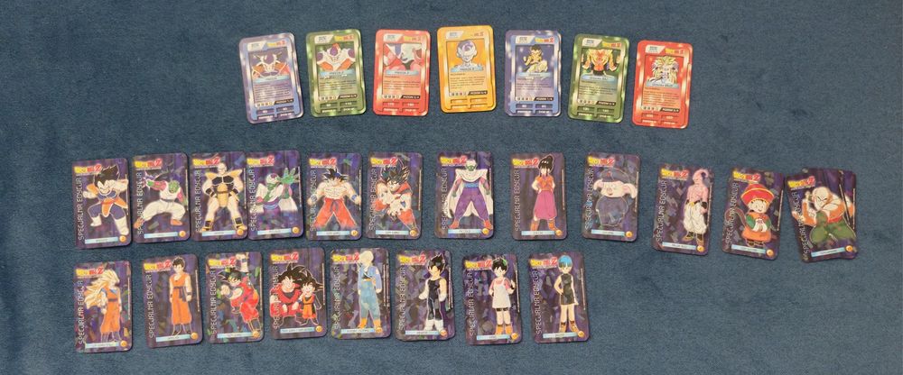 Karty dragonball 156szt. Z tego 43szt. Duplikaty