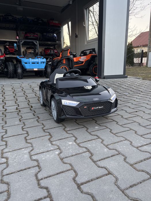 Audi R8 Spyder Auto na akumulator dla dzieci Czarny
