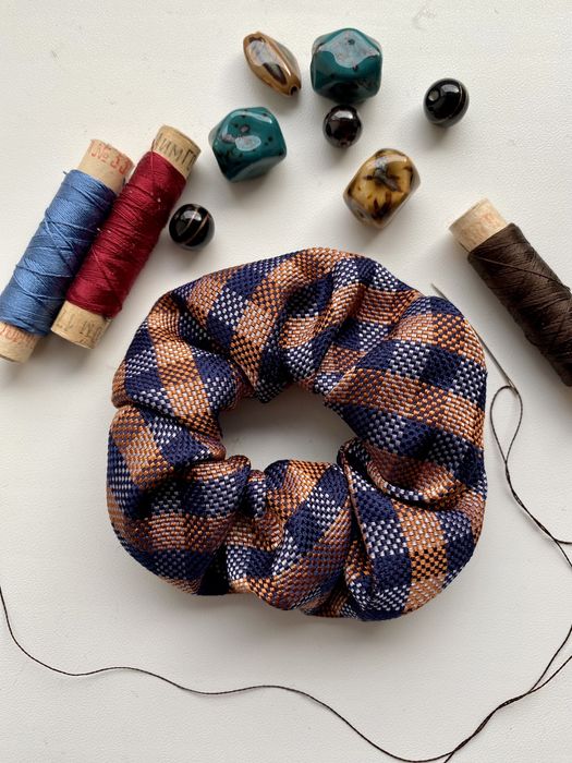 Pure Silk 100%шовк натуральний Резинка для волосся Ручна робота