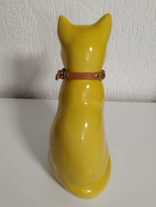 Gato amarelo com guizo