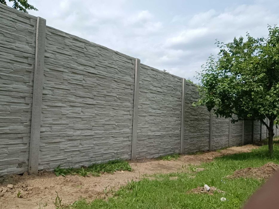 Ogrodzenie betonowe z montażem, szybko i solidnie