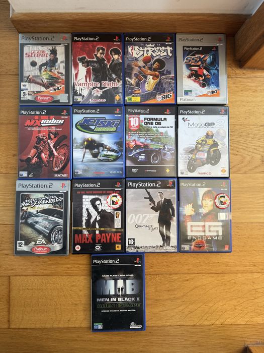 Jogos PlayStation 2 – Vários títulos – Preços individuais e lote